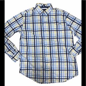 Club Room Plaid Button Down Casual Shirt